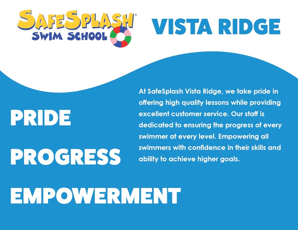 Meet the Vista Ridge manager & team of swim instructors
