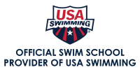 Official Swim School Provider of USA Swimming Logo